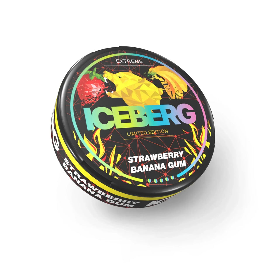 ICEBERG STRAWBERRY BANANA GUM 40MG