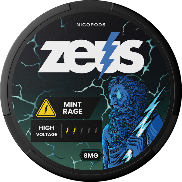 ZEUS MINT RAGE LIGHT 8MG