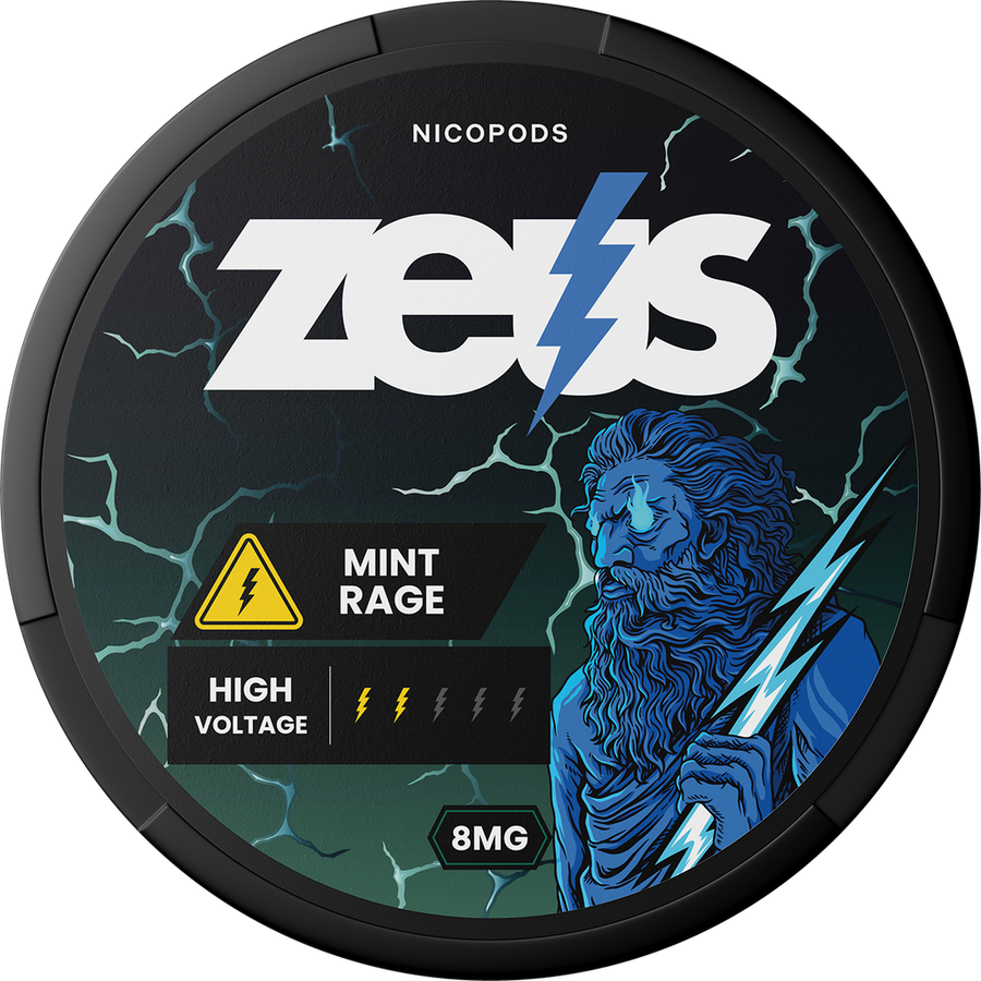 ZEUS MINT RAGE LIGHT 8MG